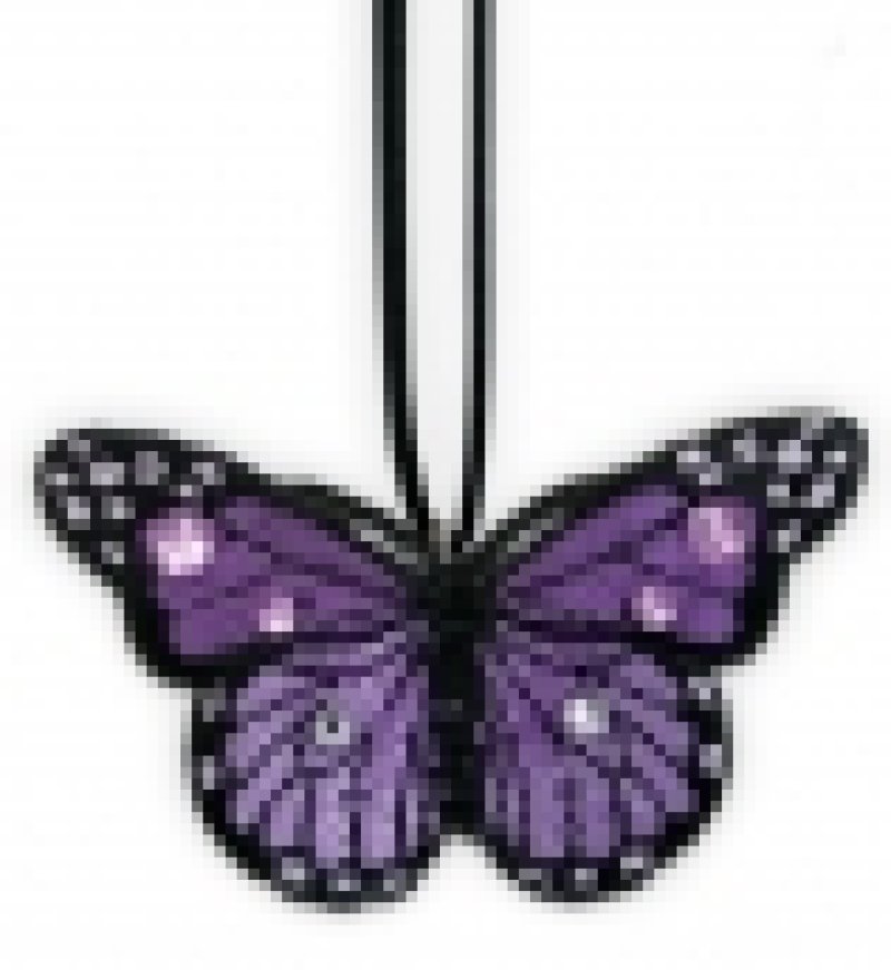 Kette Schmetterling, sortierte Farben, Karneval, Accessoire