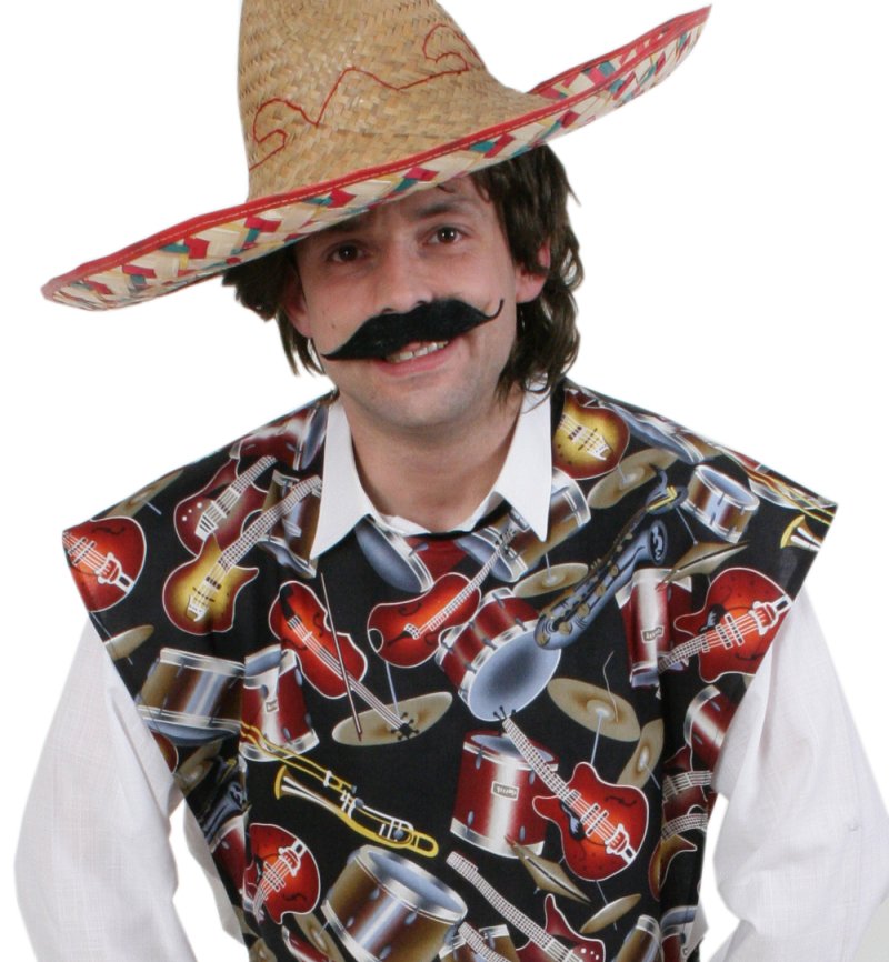Herrenkostüm Mexikaner Überwurf (XL)