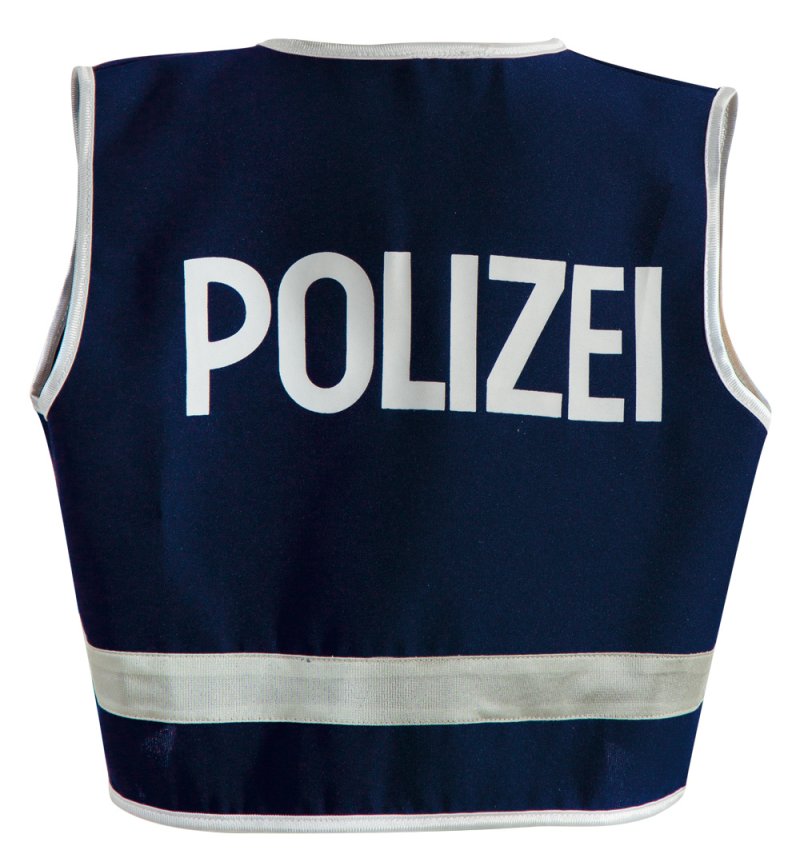 Polizeiweste, Spiel-Weste für Kinder, Polizei, Ordnungshüter, Wachtmeister