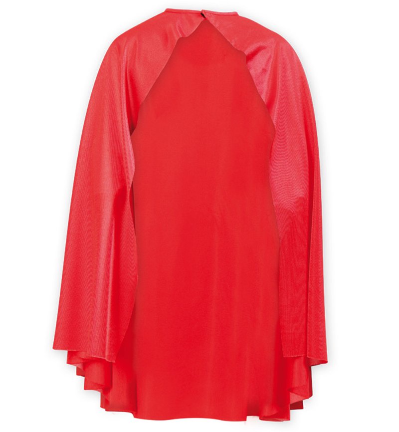 Kinderkostüm Super Hero Umhang Brustpanzer Maske Superheld Blau Rot Gr 104/116 - 128/140