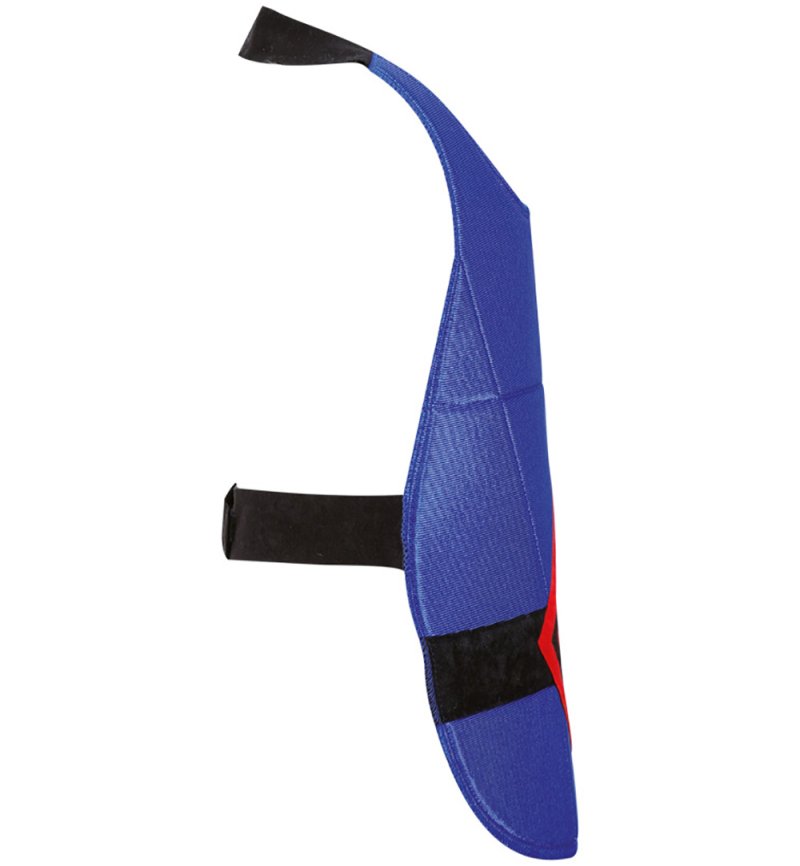 Kinderkostüm Super Hero Umhang Brustpanzer Maske Superheld Blau Rot Gr 104/116 - 128/140