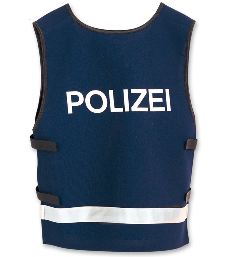 Kinderkostüm Polizeieinsatzweste Spielweste Polizei Polizist Police Carabinieri Gendarmerie Weste