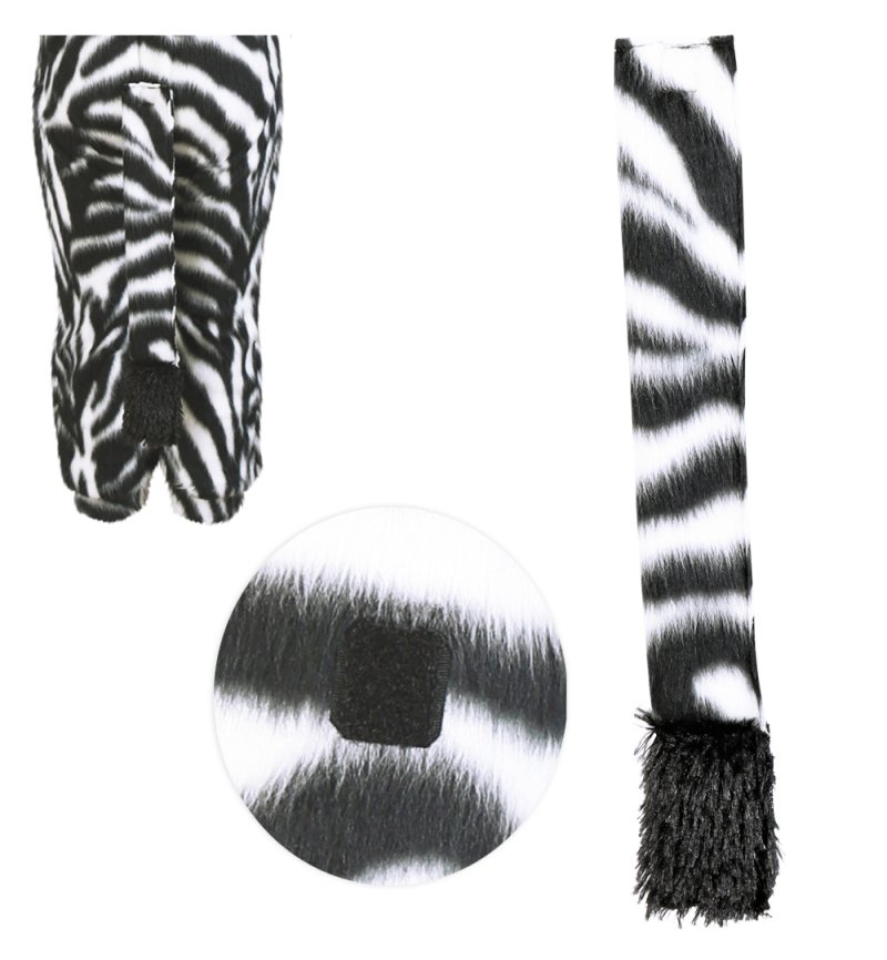 Zebra-Kostüm für Kinder mit Kapuze Overall Fasching Tier-Jumpsuit Karneval Kleinkinder-Karnevalskostüm Geburtstags-Geschenk
