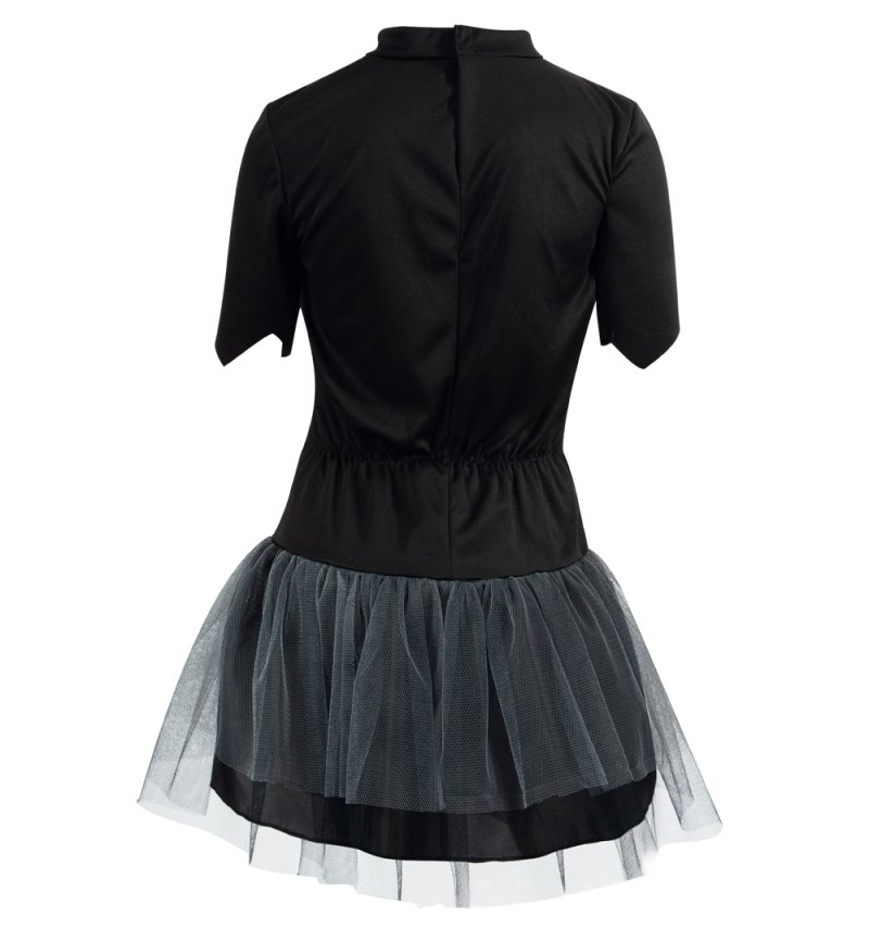 Kinder Skelett Kostüm Kleid bunt nachtleuchtend für Mädchen GID Halloween Monster Knochen Verkleiden für viele Gelegenheiten