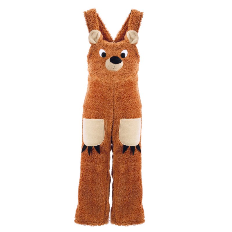 Tierkostüm Bär für Kinder Latzhose Waldtier Karneval Verkleidung Spielhose Kostüm Kinderkostüm Teddy