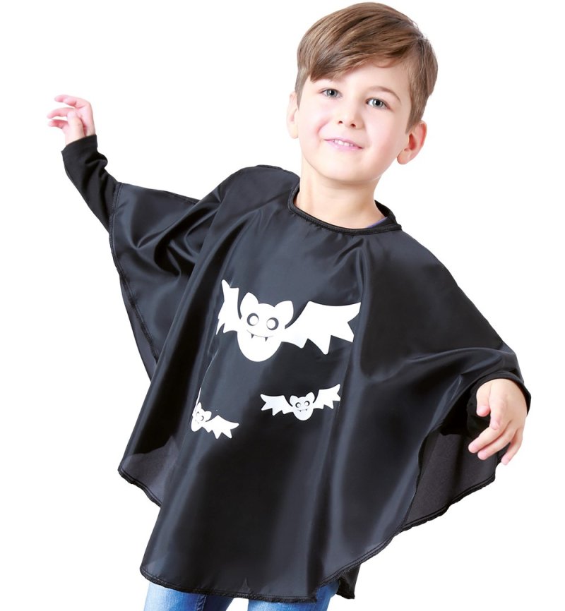 Cape Fledermaus Halloween Kostüm, Umhang für Kinder, Karneval Verkleidung