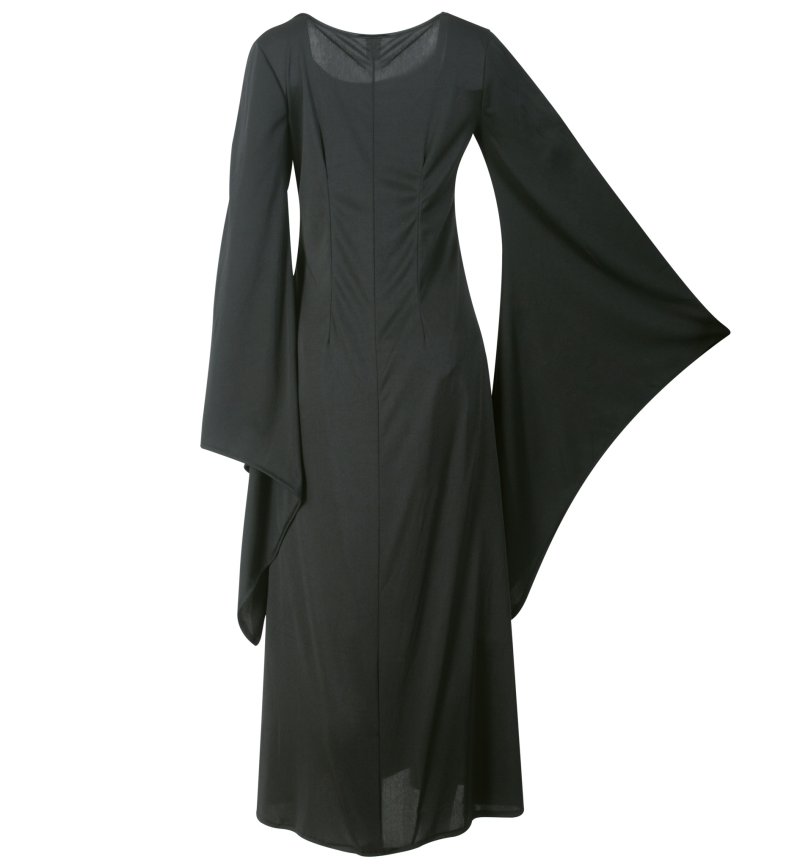 Damenkleid 1-tlg Hexe zauberhaft schwarz Karneval Halloween Mottoparty