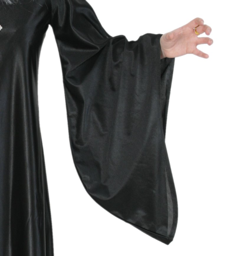 Damenkleid 1-tlg Hexe zauberhaft schwarz Karneval Halloween Mottoparty