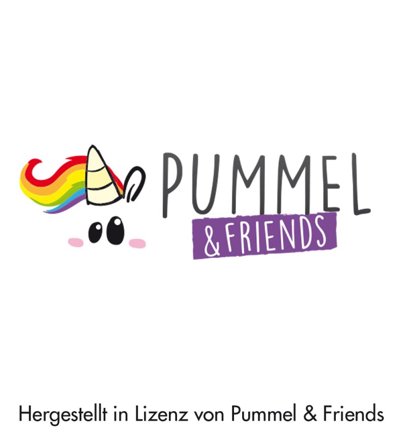 LED Blinkie-Anstecker Pin Pummeleinhorn Pummel & Friends süßes Motiv Regenbogen niedlich blinkend