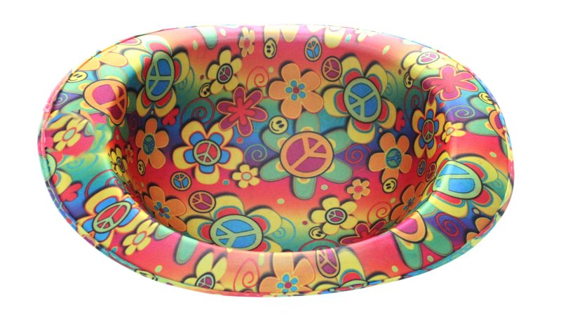 Hut Melone Hippie Hut Sommerhut Partyhut 70er Jahre