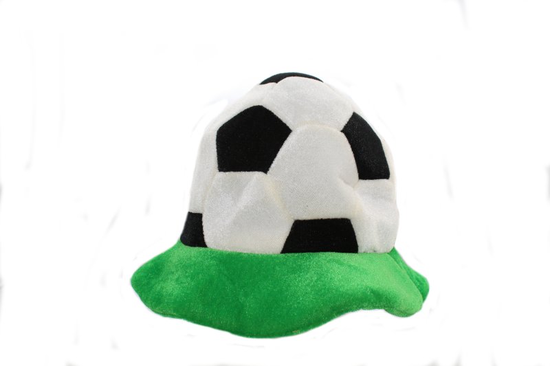 Fußballhut "FAN" mit Rasen Deutschland Ball Wiese