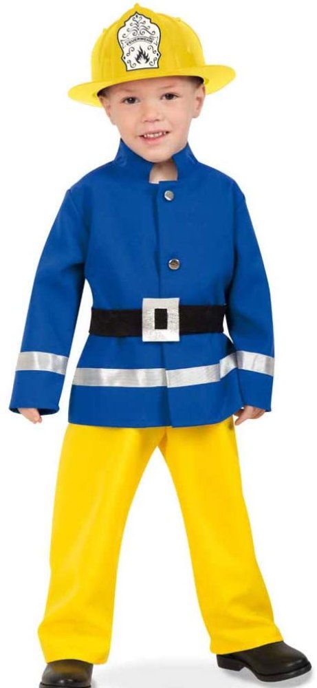 Feuerwehrhelm gelb Helme Kinder Accessoires Rollenspiel Theater Feuerwehrmann
