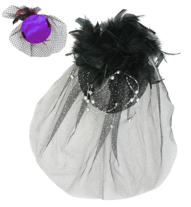 Fascinator Chic, sortierte Designs, Fascinator, Minihut, Karneval, Accessoire