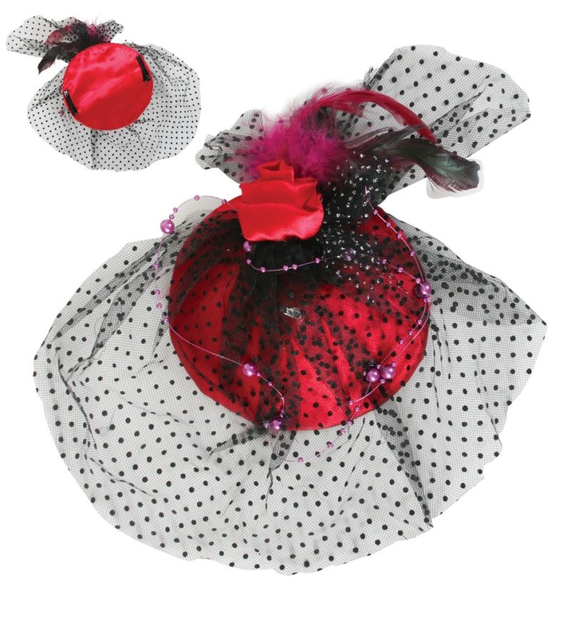 Fascinator Chic, sortierte Designs, Fascinator, Minihut, Karneval, Accessoire
