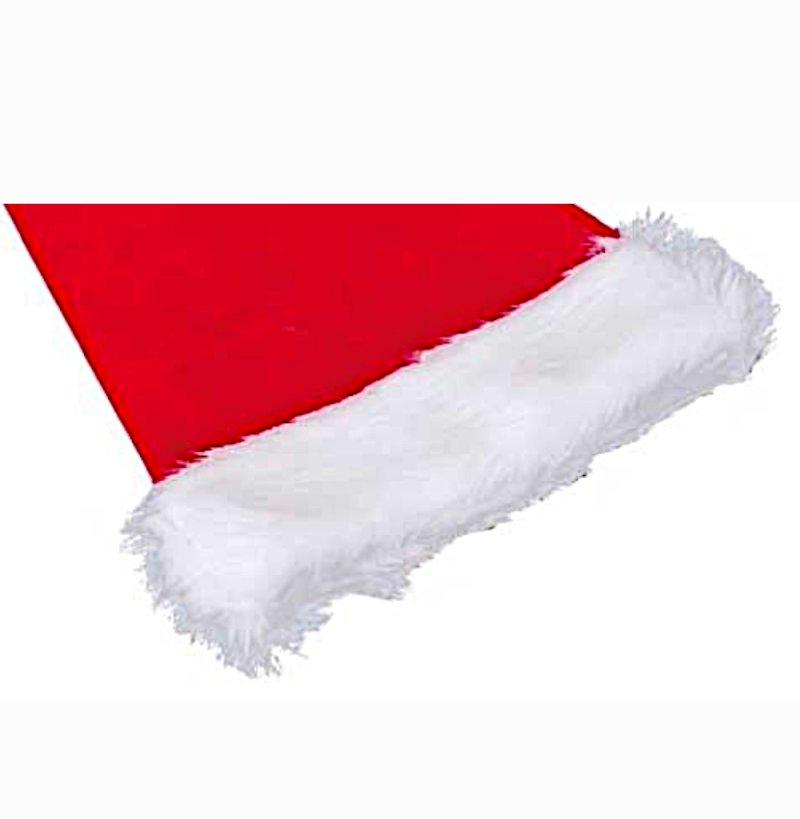 Nikolausmütze extra lang Weihnachtsmann Weihnachten 100 cm