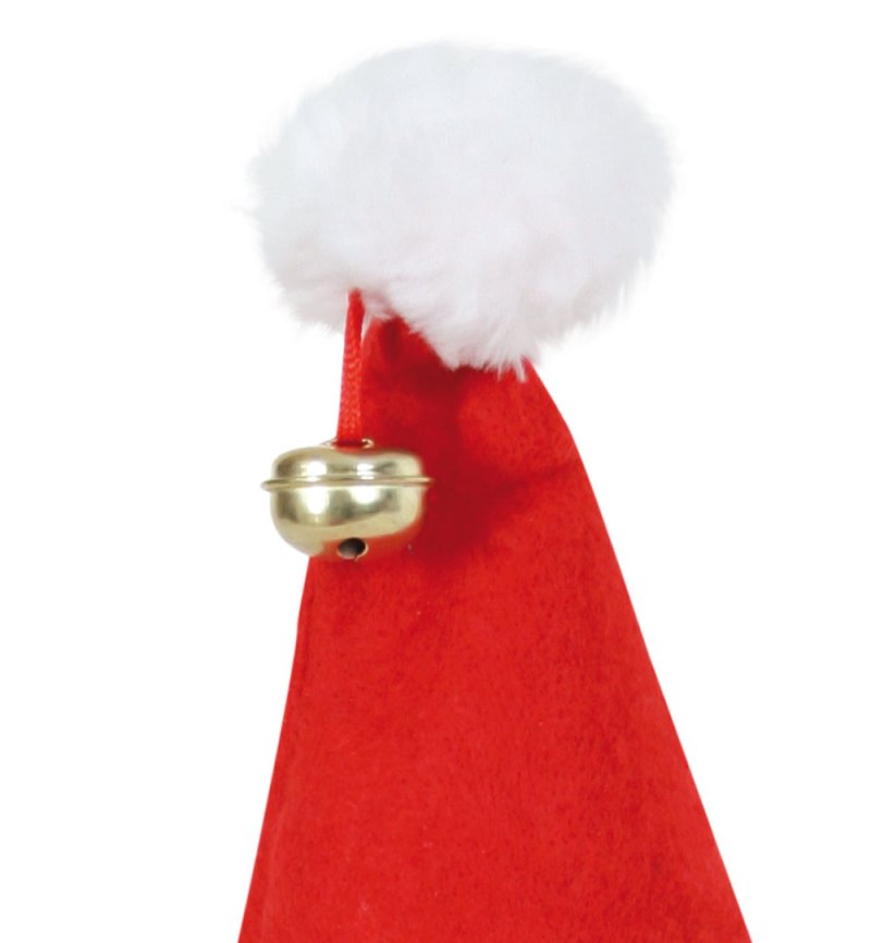 Nikolausmütze mit Glöckchen aus Filz Weihnachten