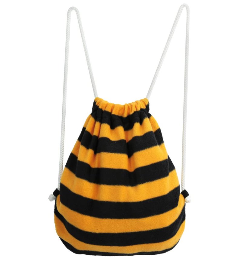 Turnbeutel Biene Hummel Rucksack Accessoire Beutel Zubehör für Kostüme Sammelbeutel