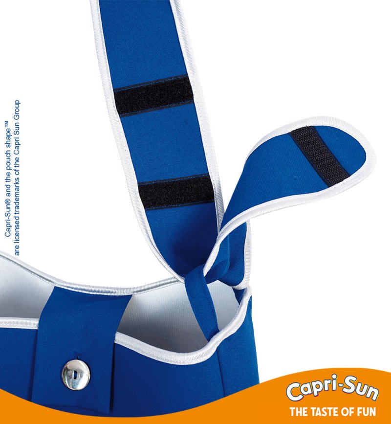 Capri-Sun Umhängetasche „Orange“ – Offizielles Lizenzprodukt | Schultertasche in Blau mit Markenlogo | Cooler Freizeitbegleiter für Erwachsene & Fans