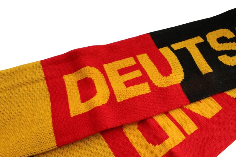 Schal "FAN" Deutschland Strick Fanartikel