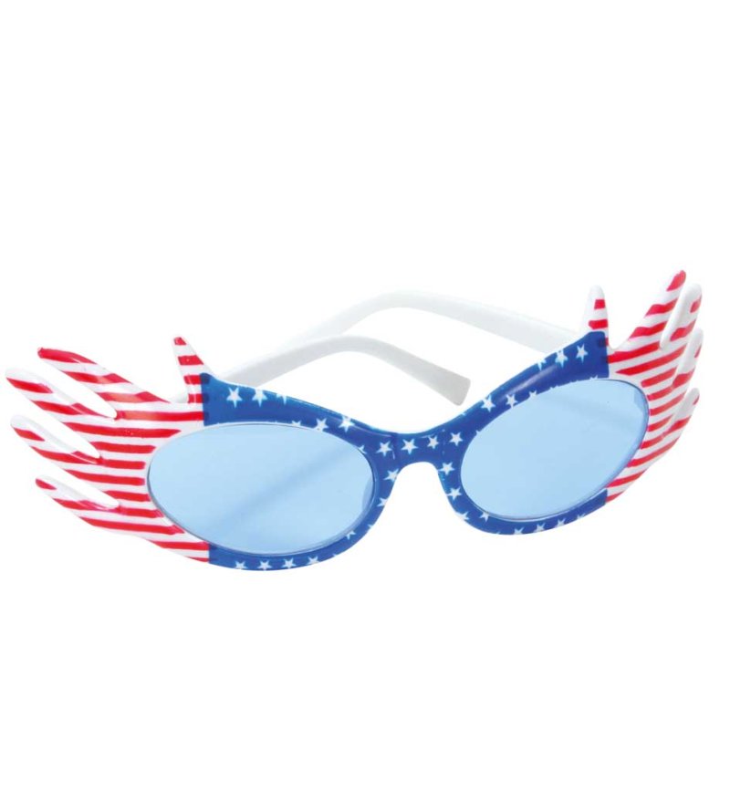 Brille USA, Motivbrille, Karneval, Mottoparty, Festival, Accessoire