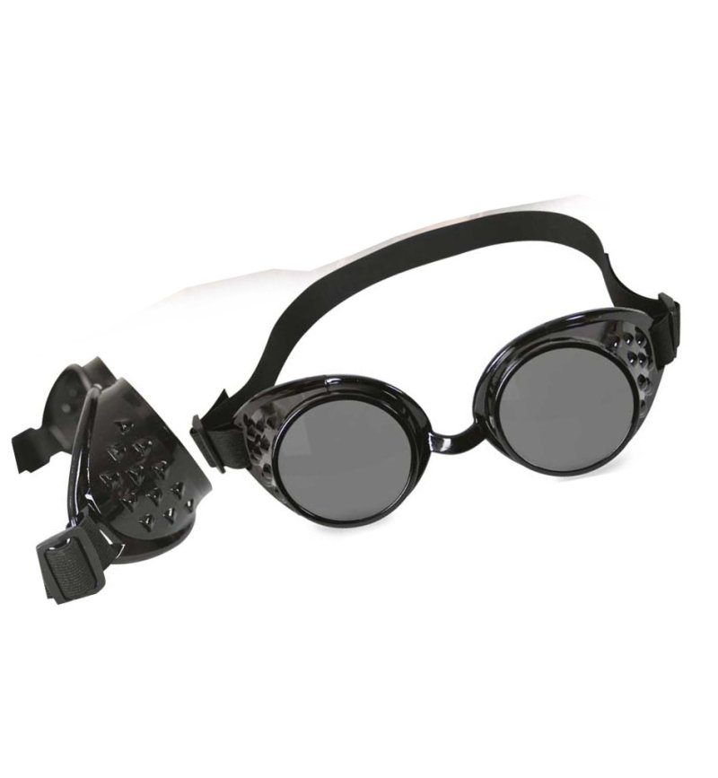 Set, Schweisserbrille & Piratenhut, ideal für Ihre nächste Mottoparty, Karneval oder Fasching