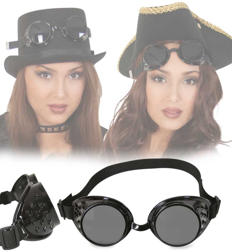 Schweißerbrille, Brille, Karnevalszubehör, Mottoparty, Faschingsparty