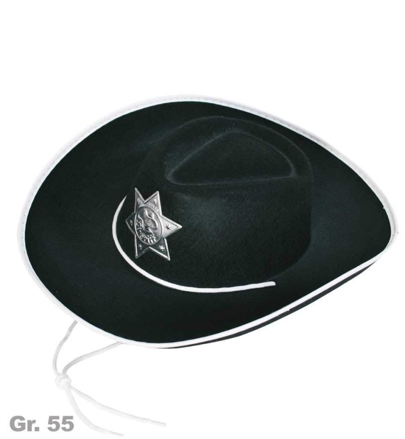 Kostüm Set Kinder Sheriff 5tlg. Weste Hose Hut Coltgürtel Pistole