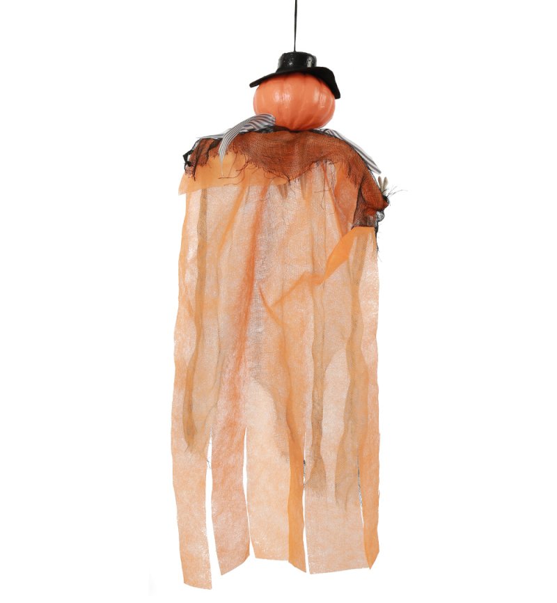 Halloween Deko Kürbis zum hängen Dekoration Party Deko Kürbiskopf Hängender-Kürbis Vogelscheuche