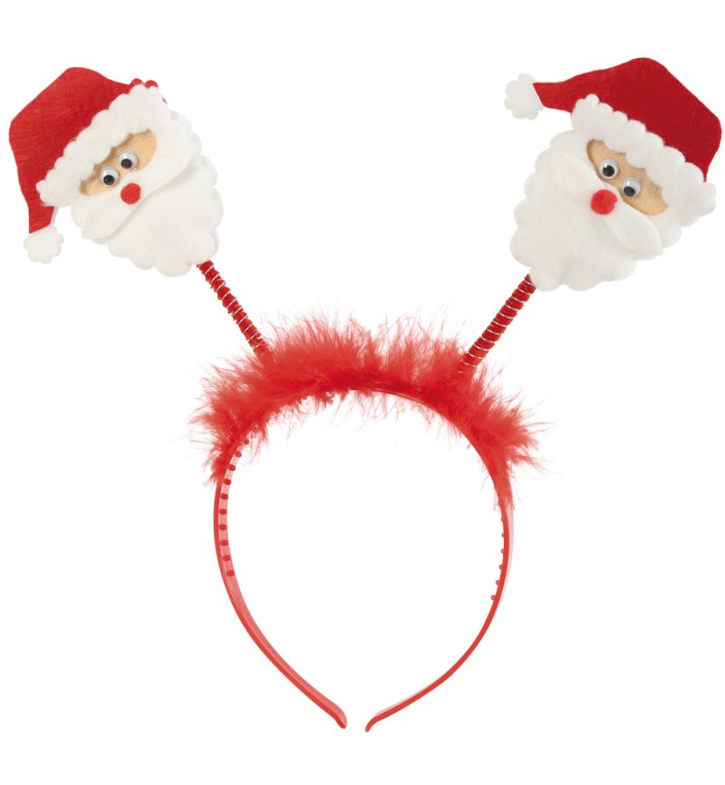 Nikolaus Haarreif Weihnachtshaarreif Wackelnder Weihnachtsmann Accessoire Weihnachten Advent