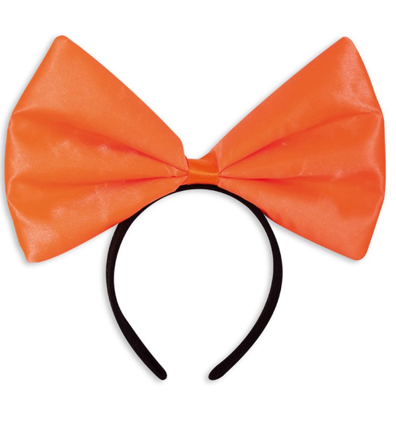 Haarreife große Schleife pink grün gelb orange