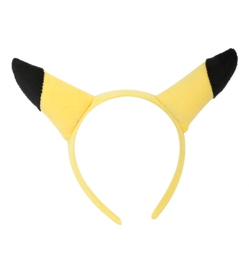 Gelb-schwarzer Haarreif mit Ohren Fabelwesen Anime Cosplay