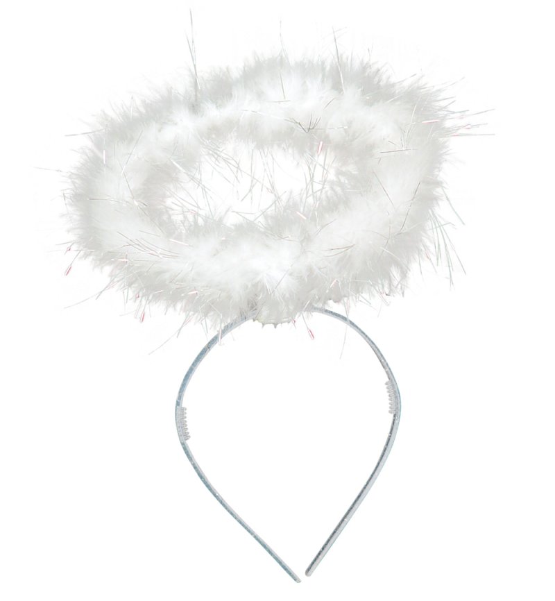 Engels-Set 2-tlg. Heiligenschein + Engelsflügel klein (39cm) Weihnachten, Mottoparty, Karneval