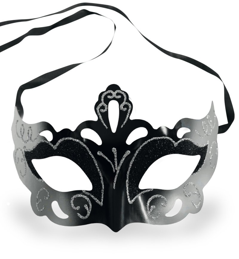 Glitzer Domino Maske Loup Domino Maskenball Glitter