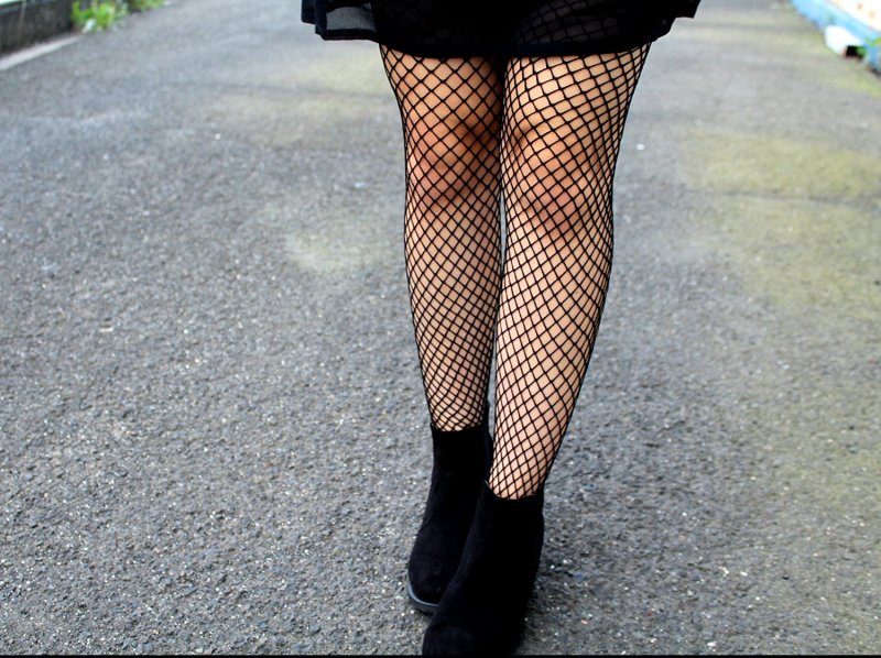Netzstrumpfhose Accessoire black