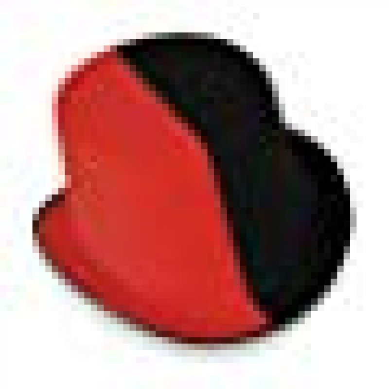 Zylinder zweifarbig schwarz-weiß/schwarz-rot Größe ca. 58cm Hut Kopfbedeckung