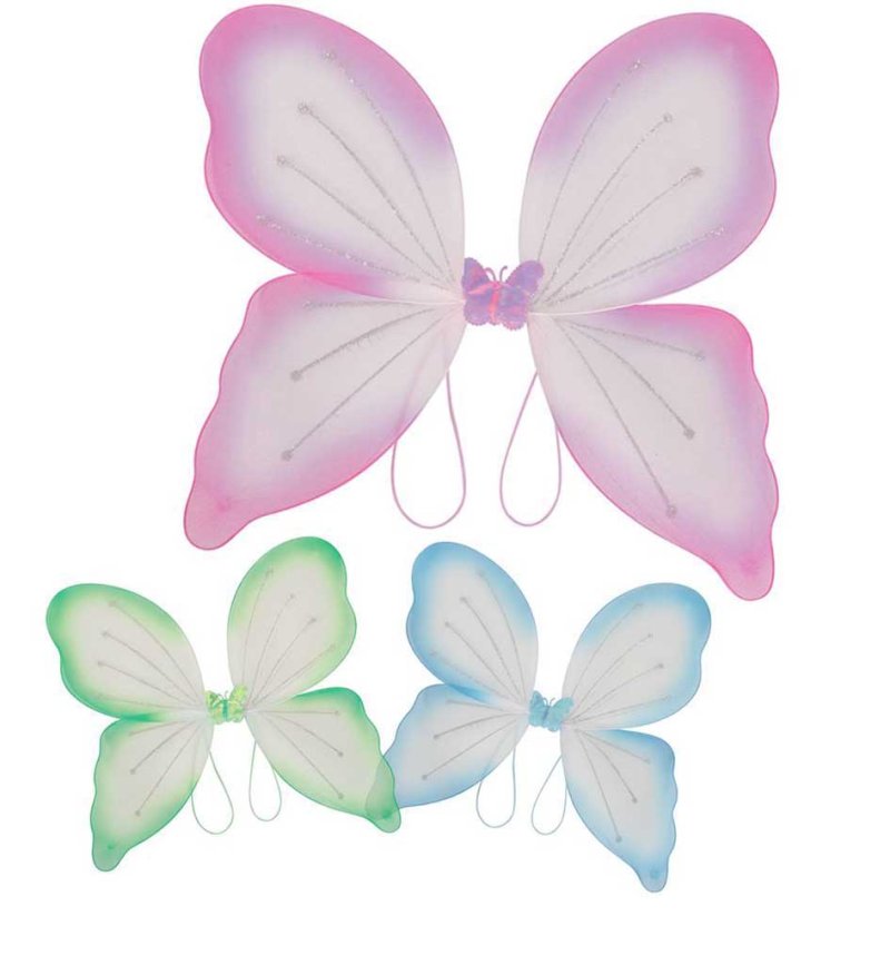 Elfenflügel, in 3 verschiedenen Farben erhältlich, Karneval, Märchen, Elfe