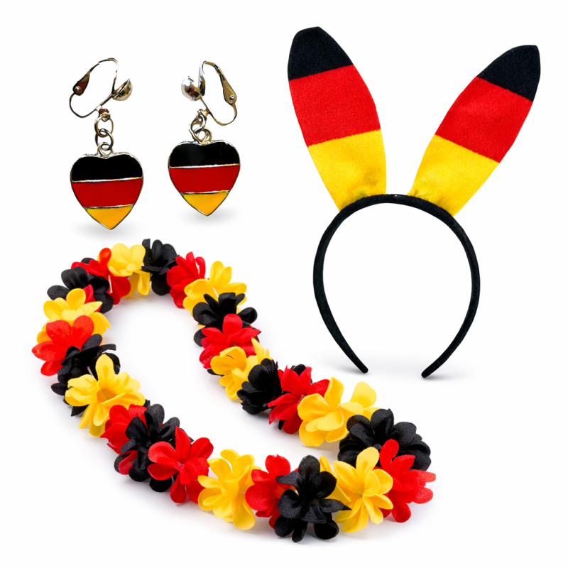 Fan Set Deutschland - 3 Teile, Fußball, EM, WM