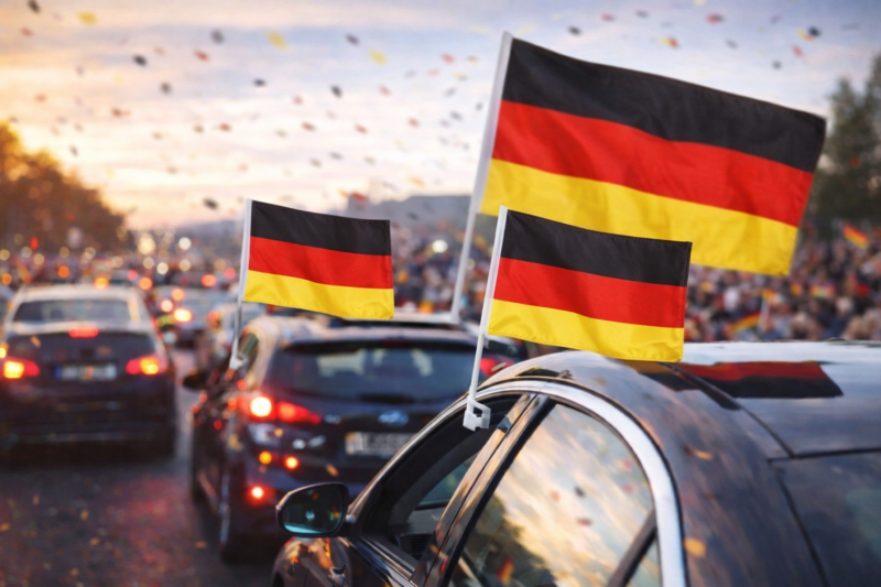 Fan Set, 3-tlg. Deutschland, EM, WM, Fußballparty, Germany, Fanartikel