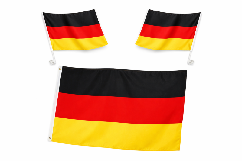 Fan Set, 3-tlg. Deutschland, EM, WM, Fußballparty, Germany, Fanartikel