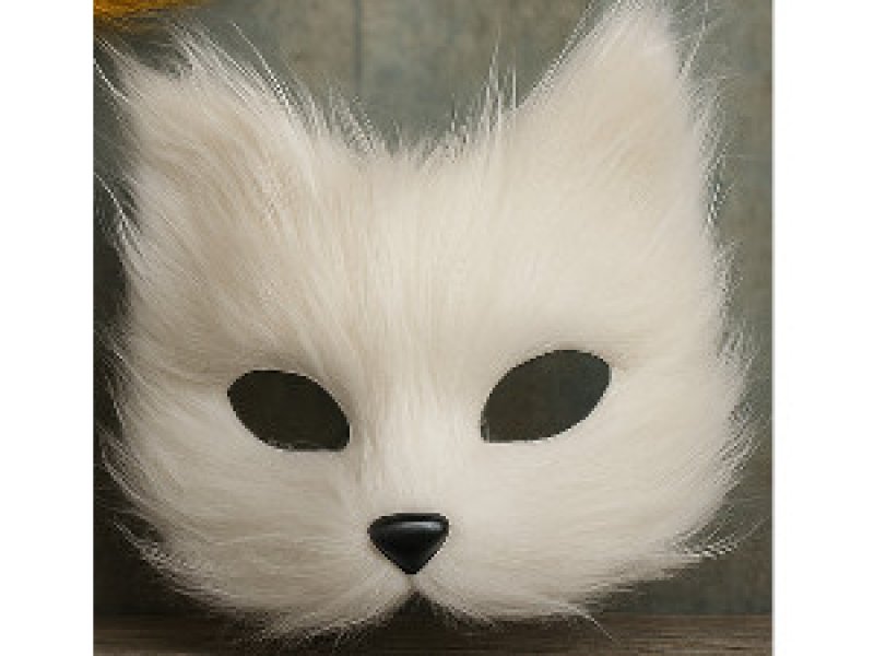Tiermaske aus Plüsch – DIY Maske für Cosplay, Manga, Halloween & Karneval