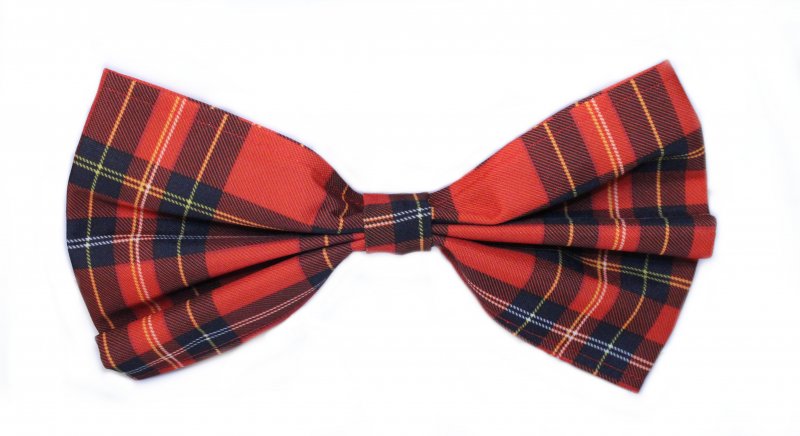 Schleife Mc Check, Karneval, Mottoparty, Accessoire, Fasching