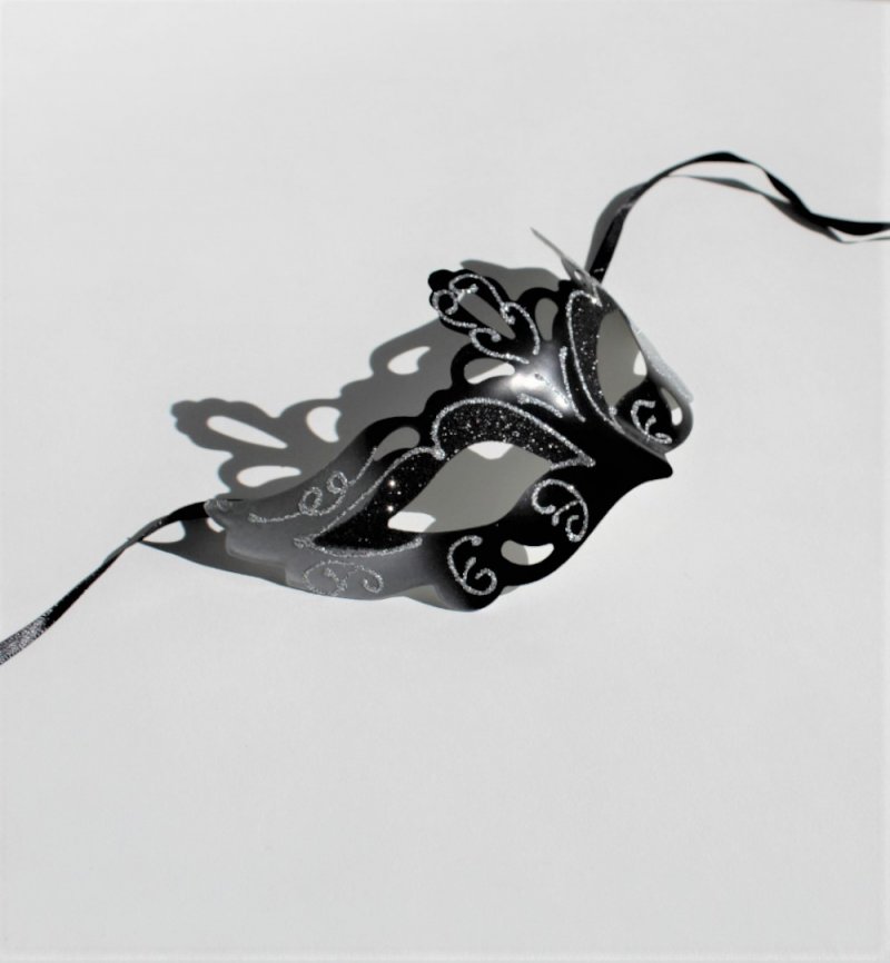 Glitzer Domino Maske Loup Domino Maskenball Glitter