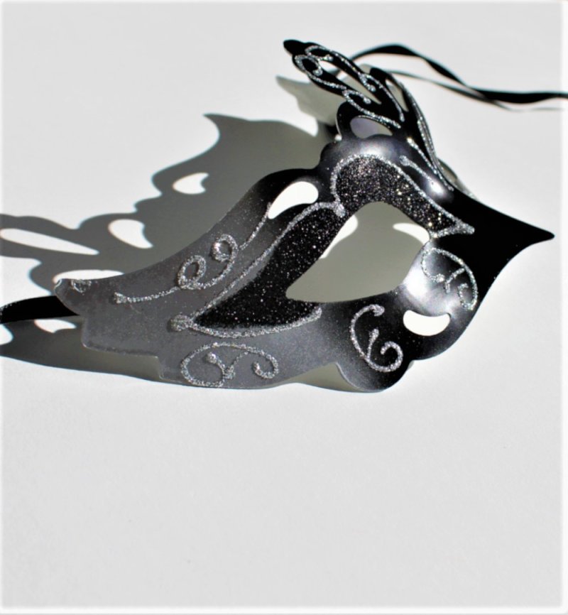 Glitzer Domino Maske Loup Domino Maskenball Glitter