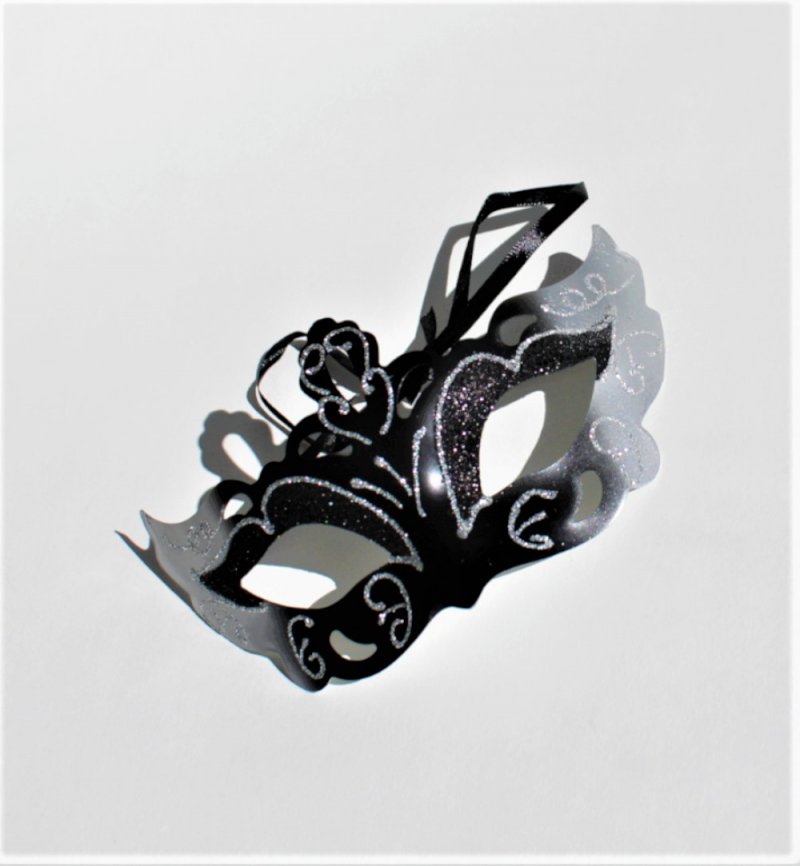 Glitzer Domino Maske Loup Domino Maskenball Glitter