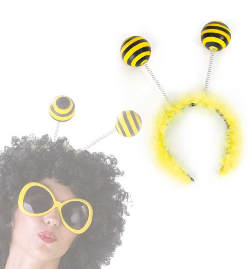 Bienen-Wabbles-Haarreif, Karneval, Biene, Mottoparty