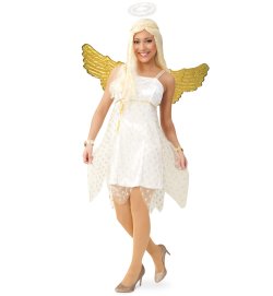 Kostüm Engel Sirena Damenkleid Weihnachten
