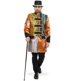 Longjacke Herren Kostümjacke Parade Patchwork Karneval Showmaster Zirkus Pirat für viele Gelegenheiten