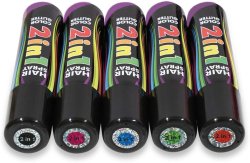 Hairspray 2in1 Color und Glitter in verschiedenen Farben buntes Haarspray mit Glitzer Haarschmuck farbig