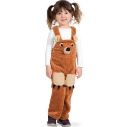Tierkostüm Bär für Kinder Latzhose Waldtier Karneval Verkleidung Spielhose Kostüm Kinderkostüm Teddy