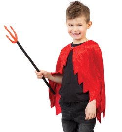 Kleiner Teufel Umhang Teufelskostüm Kinder Halloween Kostüm für Kinder Cape